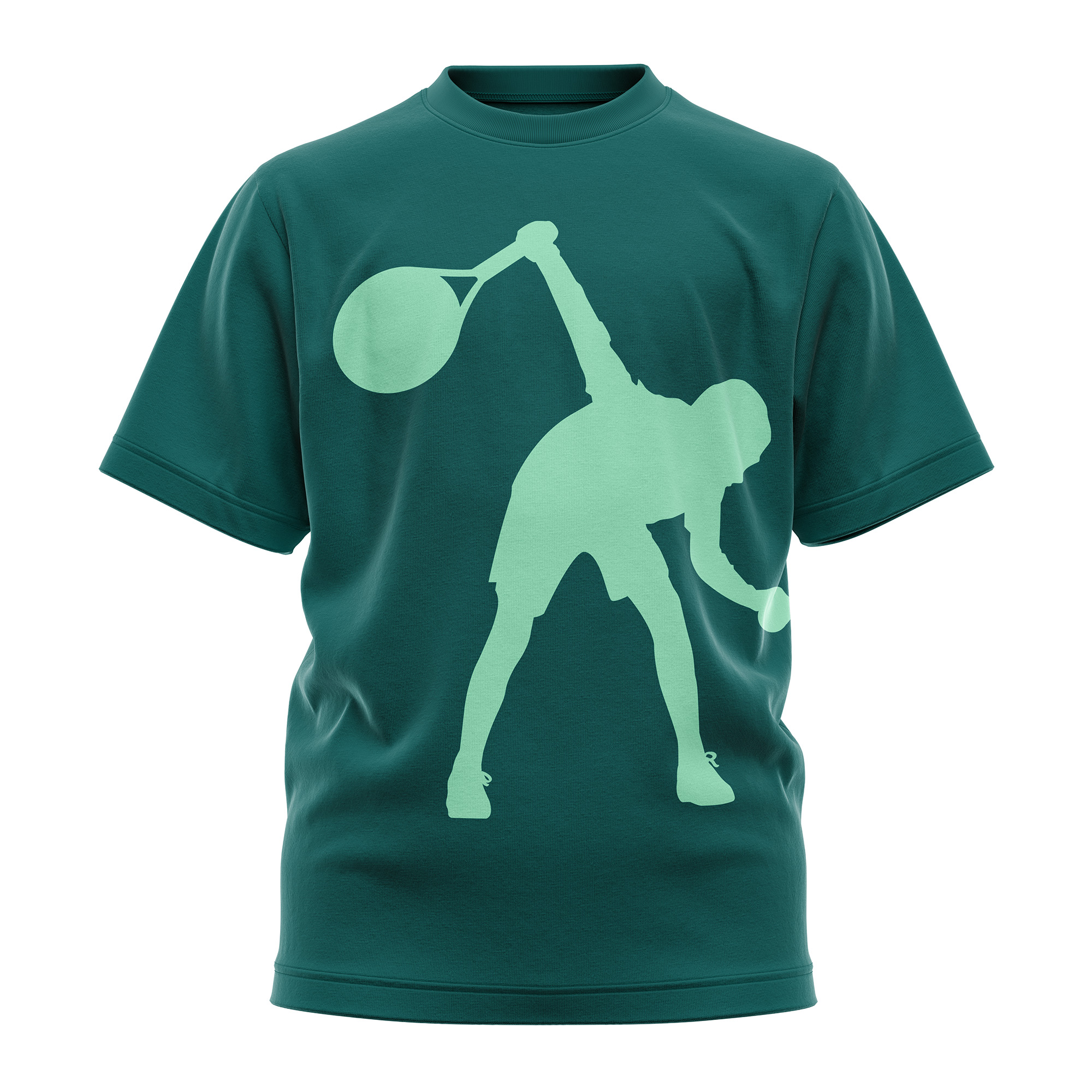 T-Shirt „Luiz Edition Kids“ – Tennisspieler Silhouette
