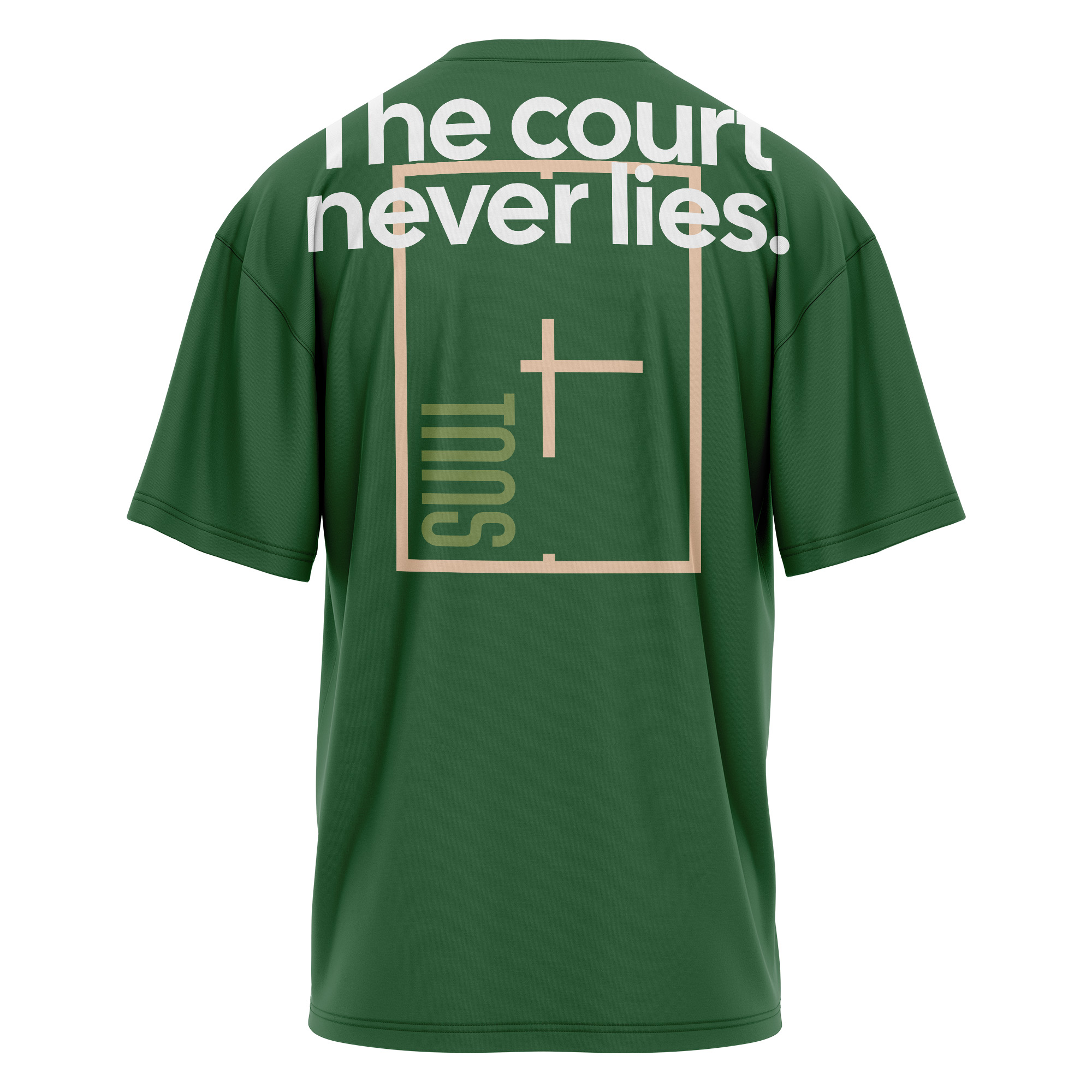TNNS Statement Oversize Shirt – The Court Never Lies