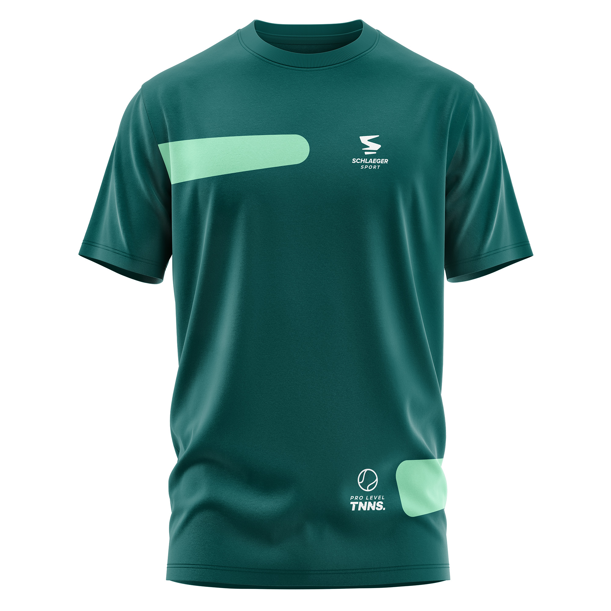 Tennis T-Shirt mit Signature Stripe – Performance Look für Court & Street