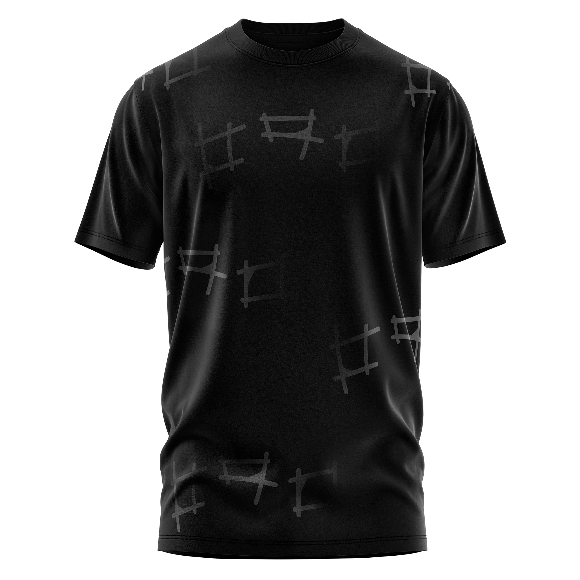 BetonTennis Pattern T-Shirt – Premium Single Jersey