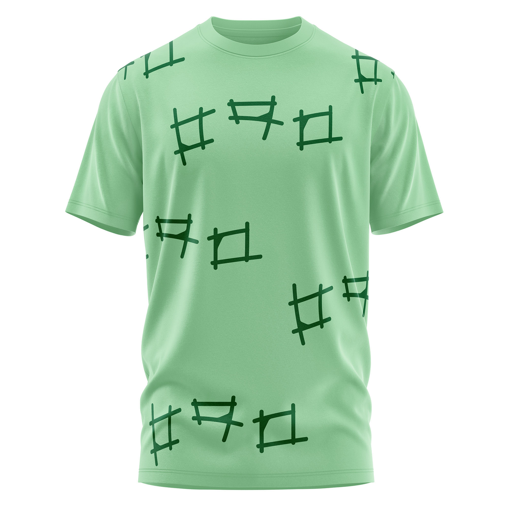 BetonTennis Pattern T-Shirt – Premium Single Jersey